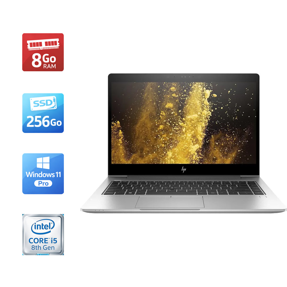 HP EliteBook 840 G6 i5-8365U 8Go 256Go SSD