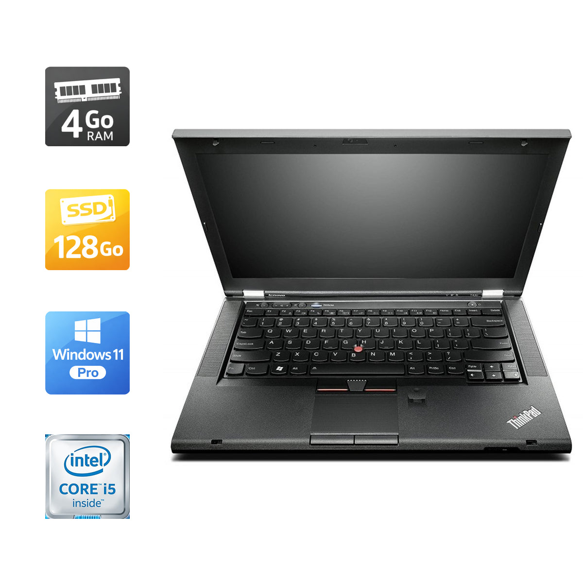 LENOVO ThinkPad T410 i5-520M 4Go 160Go HDD